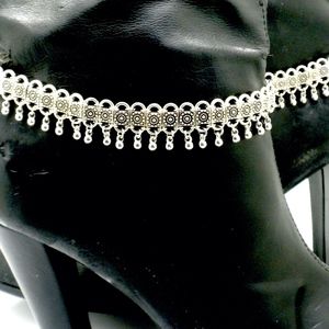 Chain Link Boot Straps Pair